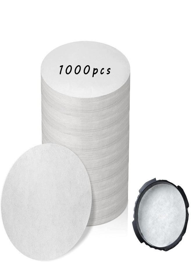 brikinte 1000 Pcs Round Disposable Coffee Filters Paper Compatible with Aeropress Coffee Makers - Image 1